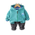 Autumn and winter boys long sleeve two-piece